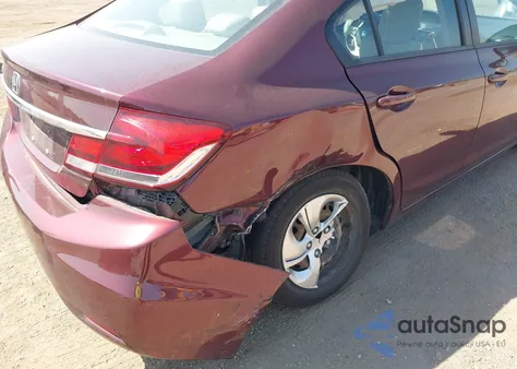 2015 Honda Civic Lx из США, поврежденный, VIN 19XFB2F52FE101527